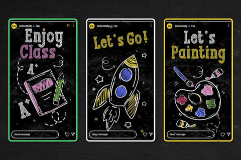 PRESCHOOL - Chalk Font Font Mozarella 