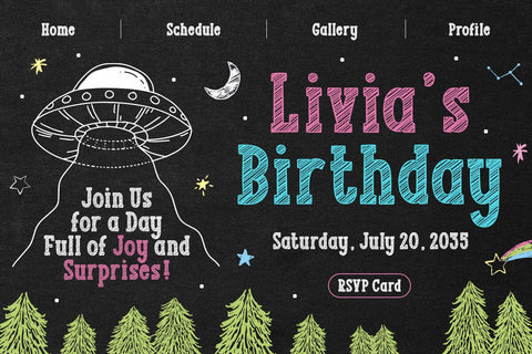 PRESCHOOL - Chalk Font Font Mozarella 