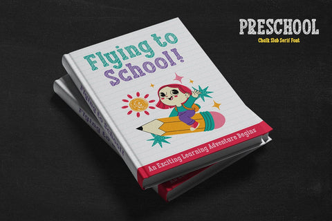 PRESCHOOL - Chalk Font Font Mozarella 