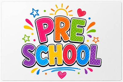 Preschool PNG | Colorful School Sublimation Design SVG BillahCrafts 