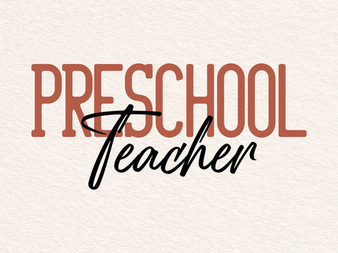 Preschool Teacher SVG, PNG, Teacher Appreciation Gift SVG DesignDestine 