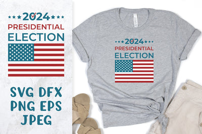 Presidential election 2024. American Patriotic shirt design SVG LaBelezoka 