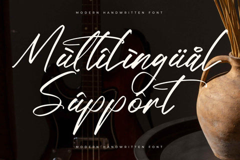 Preston Smith - Modern Handwritten Font Font Letterena Studios 