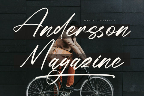 Preston Smith - Modern Handwritten Font Font Letterena Studios 