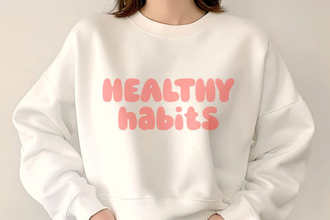 Pretty Bubble - Retro Bubble Font Font Masyafi Studio 