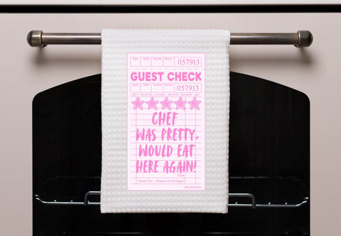 Pretty Chef Guest Check Kitchen Design SVG So_Fontsy_VIP 