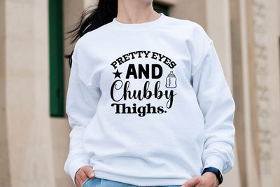 Pretty eyes and Chubby Thighs-01 SVG Angelina750 