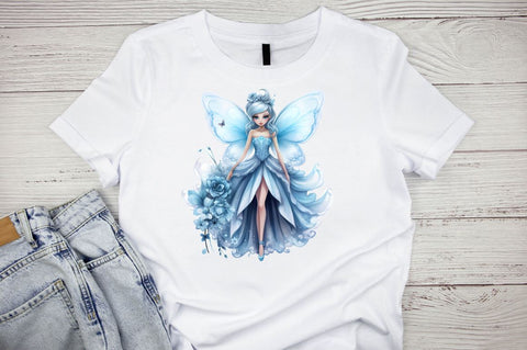 Pretty Fairy Dress Sublimation Clipart Bundle Sublimation Designangry 