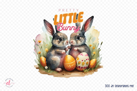Pretty Little Bunny - Easter Sublimation Sublimation CraftLabSVG 