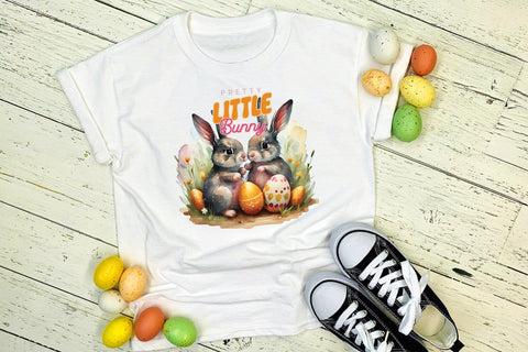 Pretty Little Bunny - Easter Sublimation Sublimation CraftLabSVG 