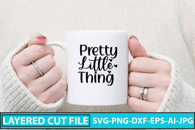 Pretty Little Thing SVG Cut File SVG Syaman 