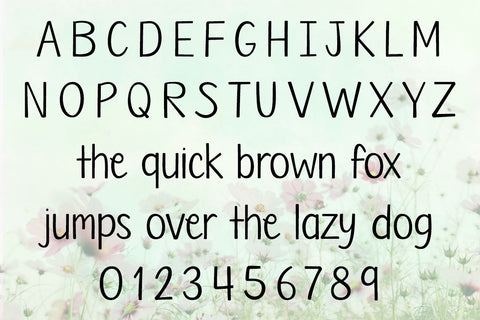 Pretty Spring Font Misti's Fonts 