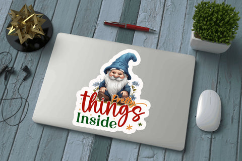 Pretty things inside Stickers Design Sublimation Regulrcrative 