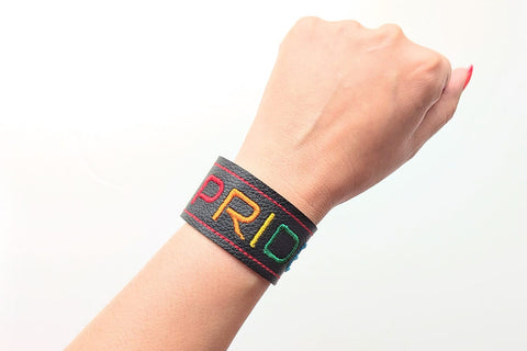 Pride Bracelet Wristband ITH Applique Embroidery Embroidery/Applique DESIGNS Designed by Geeks 
