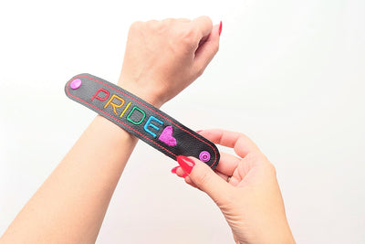 Pride Bracelet Wristband ITH Applique Embroidery Embroidery/Applique DESIGNS Designed by Geeks 