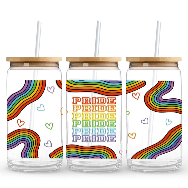Pride & Hearts 9.7 x 4.3 UV Wrap (Cup NOT Included) Physical DIY Craft Warehouse 