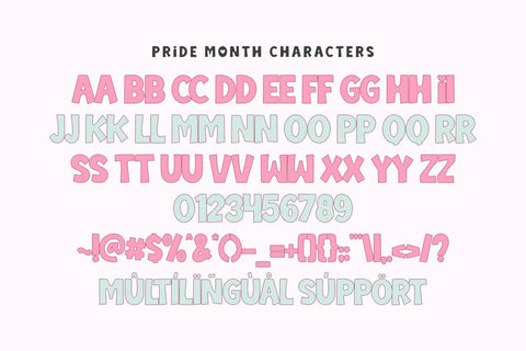 Pride Month - Playful Chunky Font Font Masyafi Studio 