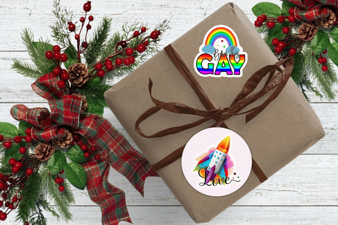 Pride Printable Stickers Bundle Sublimation Regulrcrative 