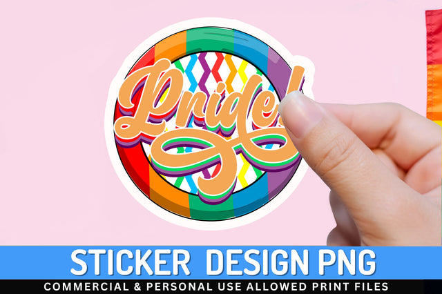 Pride Sticker Design Sublimation Regulrcrative 