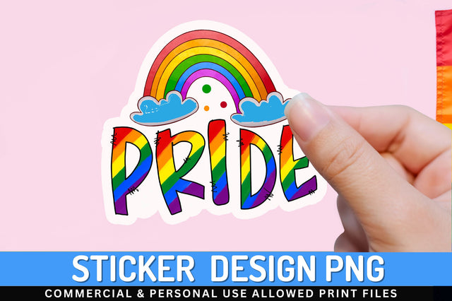 Pride Sticker Design Sublimation Regulrcrative 