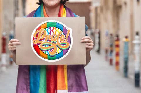 Pride Sticker Design Sublimation Regulrcrative 