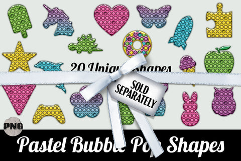 Primary Colors Bubble Pop Alphabet Clipart PNG Sublimation AlexandHer Digital Art 
