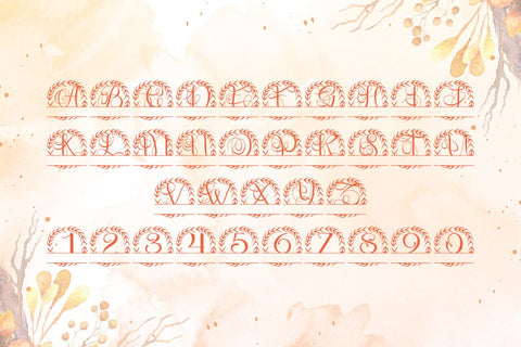 Primorion Split Monogram Font Font Dm Letter Studio 