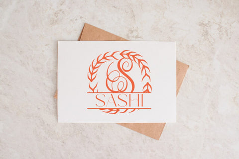 Primorion Split Monogram Font Font Dm Letter Studio 