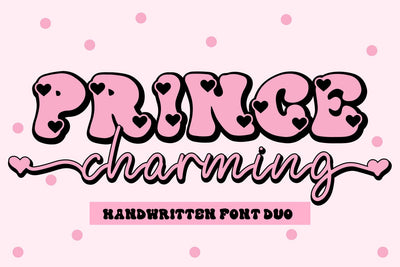 Prince Charming Retro Font Duo Font Freeling Design House 