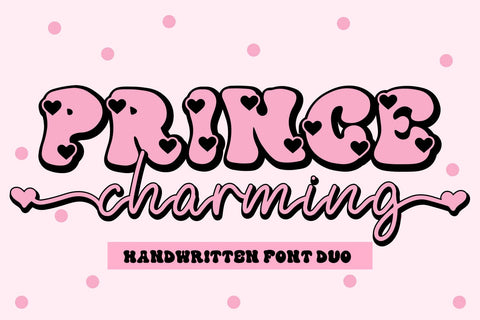 Prince Charming Retro Font Duo Font Freeling Design House 