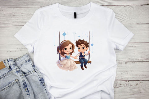 Prince & Princess Sublimation Clipart Bundle Sublimation Designangry 