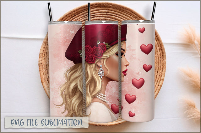 Princess Girl 20 Oz Tumbler Wrap PNG Sublimation Shetara Begum 