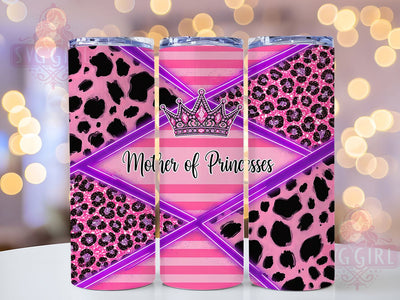 Princess Girl Mom Tumbler Wrap Gift, Princess Mom Gift, Mother Daughter Design, Mom Life Tumbler, Princess Crown Cup, Girl Mom Quote, Mother's Day Gift Sublimation SvggirlplusArt 