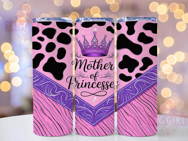 Princess Girl Mom Tumbler Wrap Gift, Princess Mom Gift, Mother Daughter Design, Mom Life Tumbler, Princess Crown Cup, Girl Mom Quote, Mother's Day Gift Sublimation SvggirlplusArt 