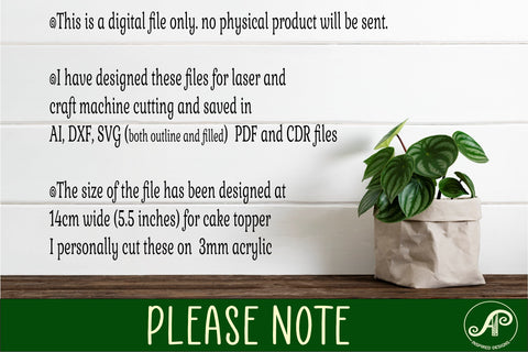 Princess scene cake topper SVG laser cut SVG APInspireddesigns 