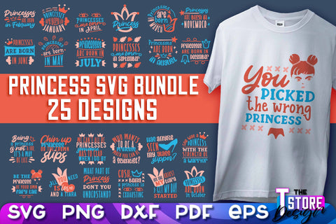 Princess SVG | Funny Girl Quotes SVG v.1 SVG The T Store Design 