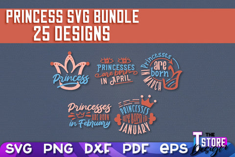 Princess SVG | Funny Girl Quotes SVG v.1 SVG The T Store Design 