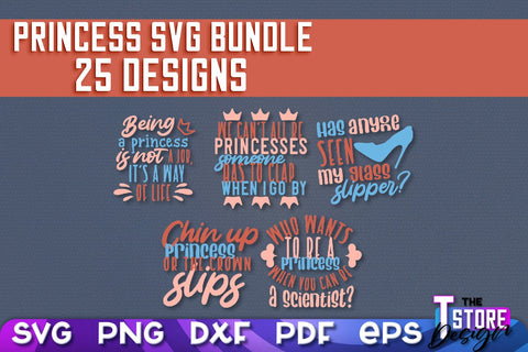 Princess SVG | Funny Girl Quotes SVG v.1 SVG The T Store Design 