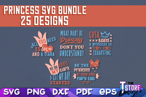 Princess SVG | Funny Girl Quotes SVG v.1 SVG The T Store Design 