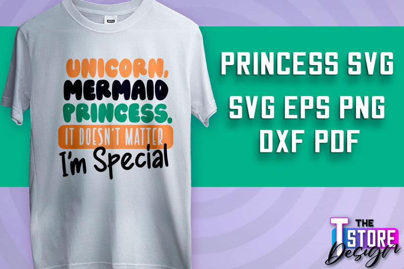 Princess SVG | Funny Girl Quotes SVG v.2 SVG The T Store Design 