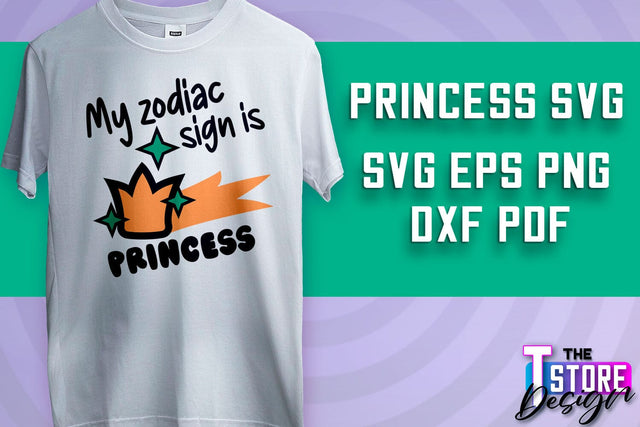 Princess SVG | Funny Girl Quotes SVG v.2 SVG The T Store Design 