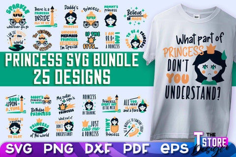 Princess SVG | Funny Girl Quotes SVG v.2 SVG The T Store Design 