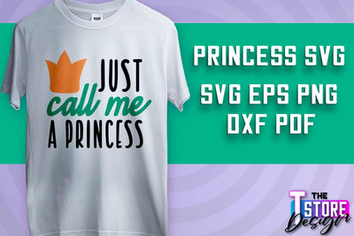Princess SVG | Funny Girl Quotes SVG v.2 SVG The T Store Design 