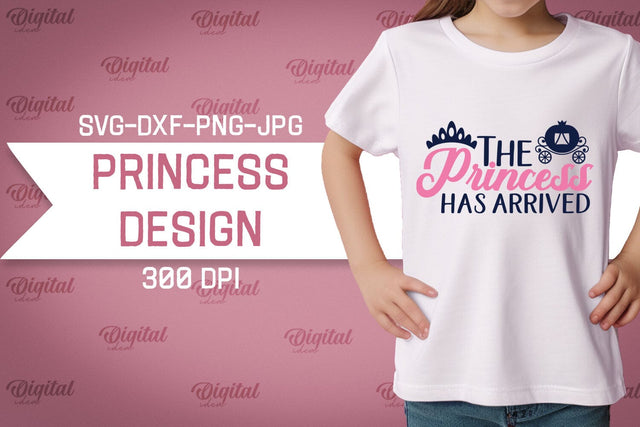 Princess SVG. Princess Girl SVG. T-Shirt Design SVG SVG Evgenyia Guschina 