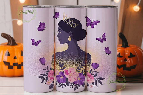 Princess Tumbler Wrap PNG Sublimation PixelChick 