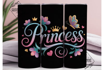 Princess Tumbler Wrap PNG Sublimation sassyprint 