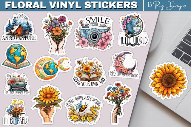 Printable Stickers Bundle Sublimation Regulrcrative 