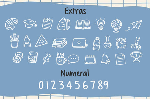 Private Student with Extras Font Studio Natural Ink 