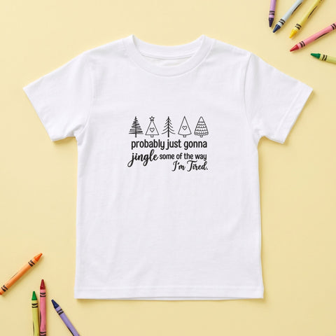 Probably Just Gonna Jingle Some of the Way Embroidery Design – Funny Christmas Trees Holiday Quote Machine Embroidery File Embroidery/Applique DESIGNS PatternFeed8 
