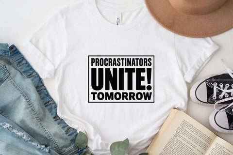 Procrastinators Unite! Tomorrow SVG Angelina750 